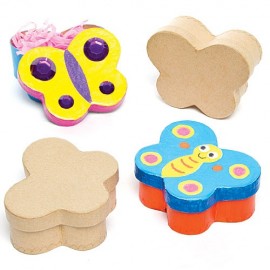 Cutii Carton Fluturasi Baker Ross | Set Decorat DiY