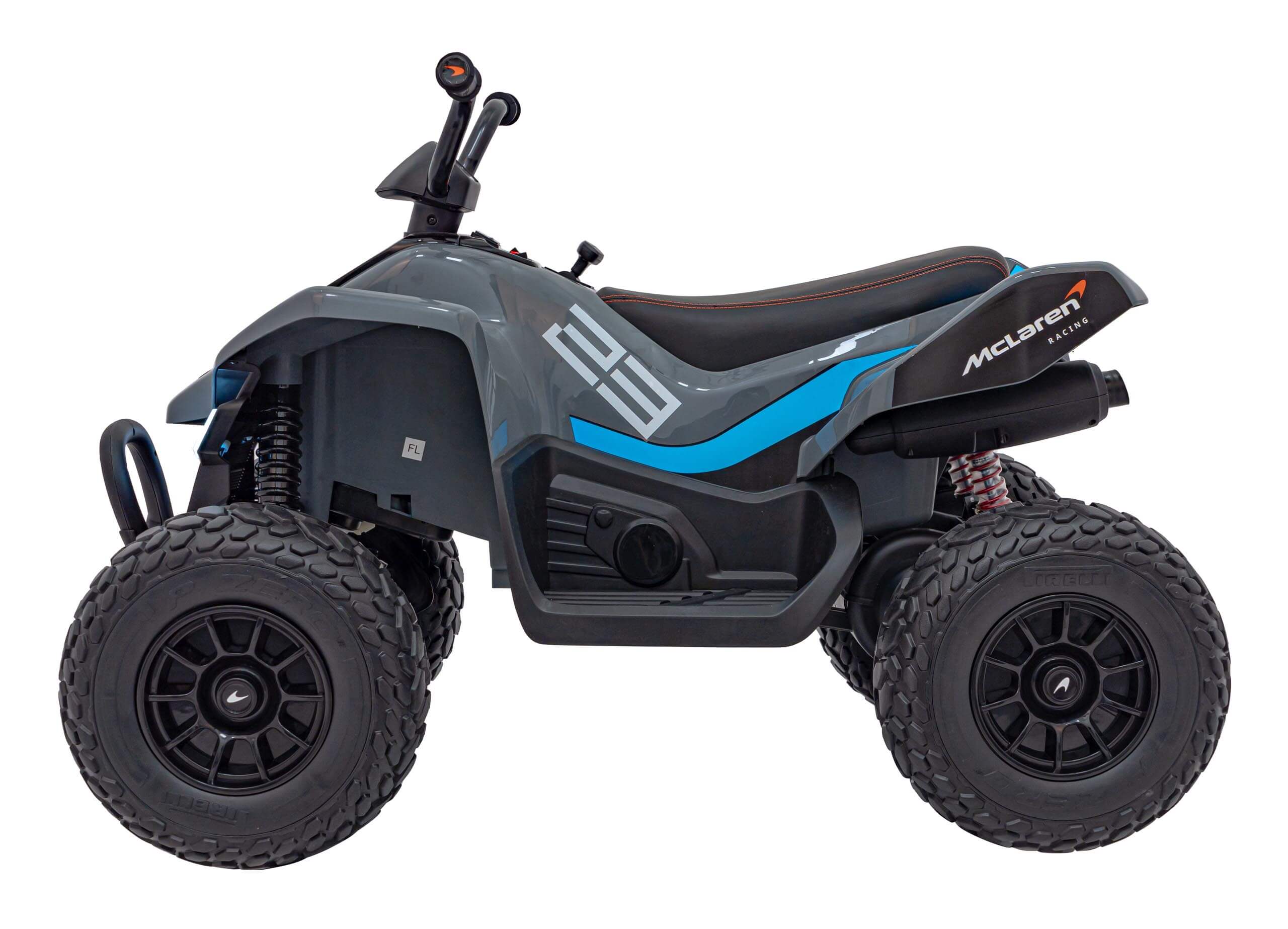 ATV Electric McLaren MCL 35 Gri pentru Copii - imagine 10