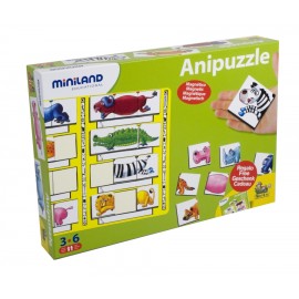 Anipuzzle Magnetic Miniland - Educațional și Creativ - imagine 3