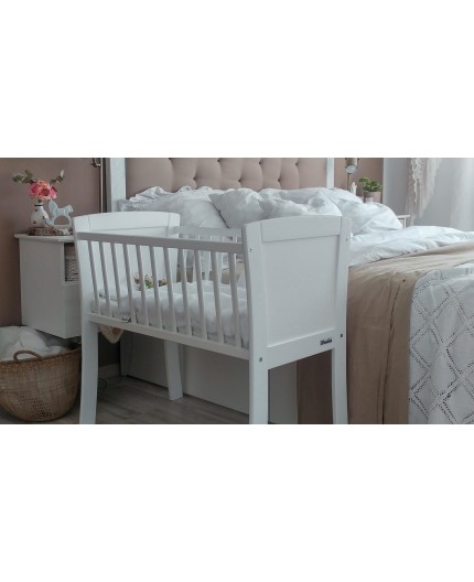 Patut Co-Sleeping Woodies cu Saltea Cocos - imagine 2