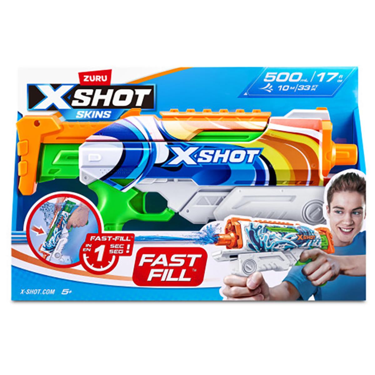 Pistol cu apa X-Shot Hyperload Cruiser, reincarcare rapida