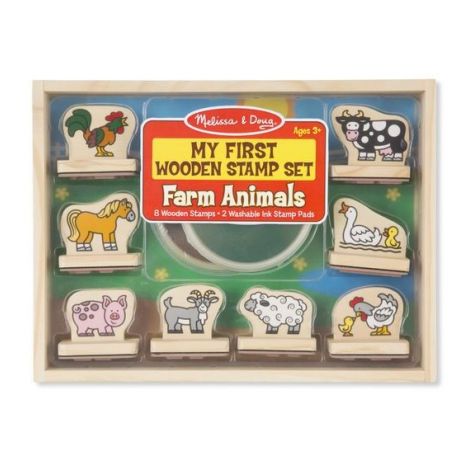 Set Stampile Fermă Melissa & Doug | Jucării Creative