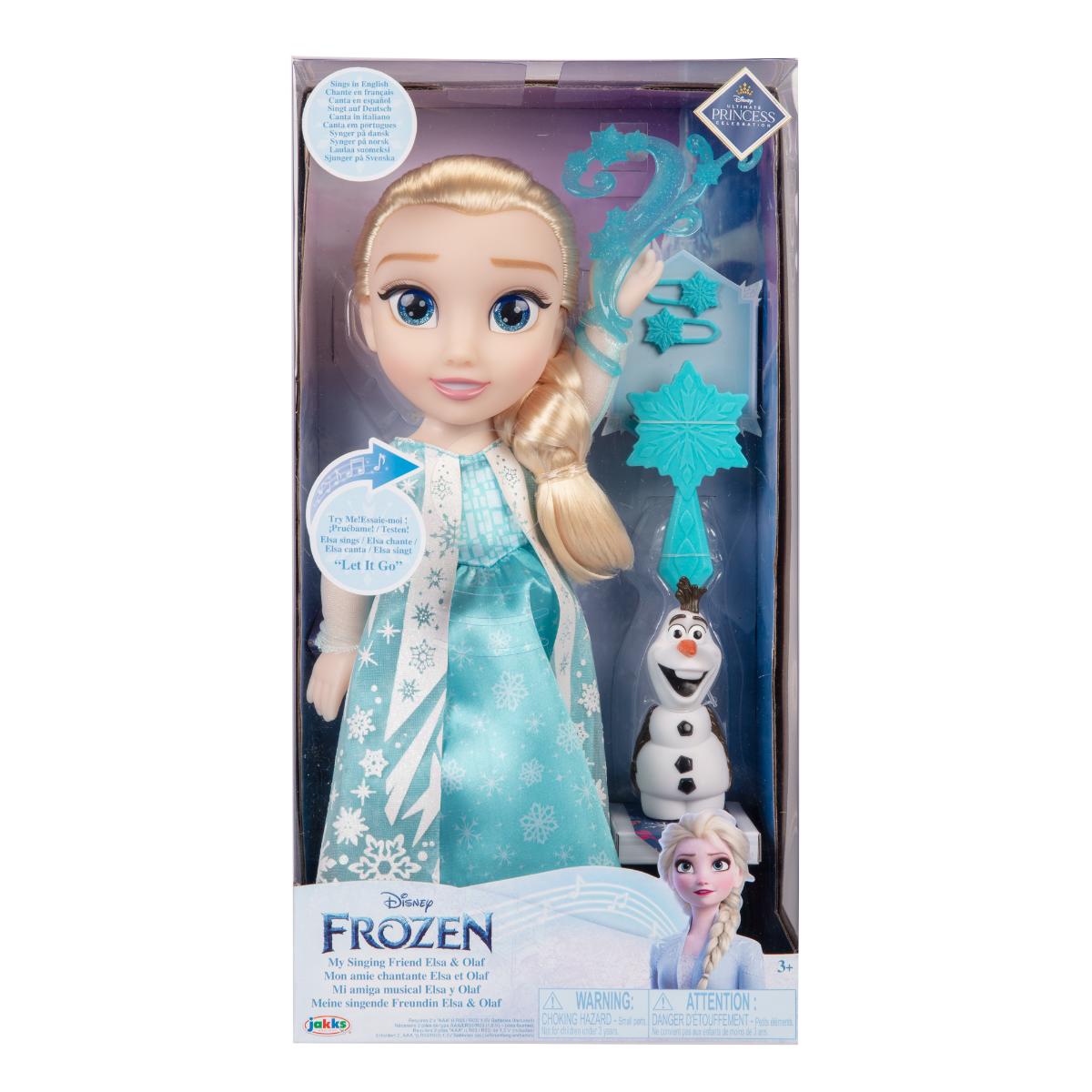Papusa Elsa Disney Frozen cu Sunete, 38 cm