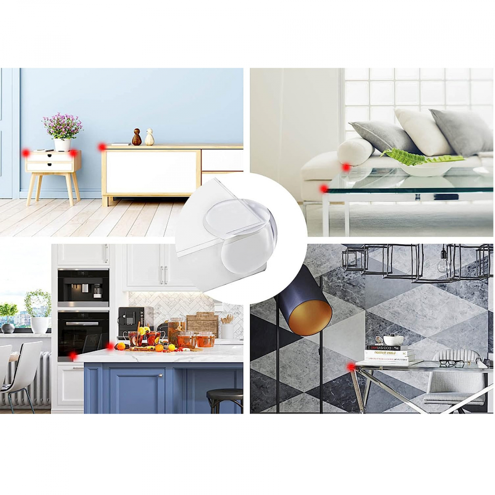 Set 12 Coltare Silicon Sipo - Protectie Mobilier - imagine 4