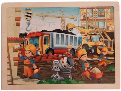 Puzzle Lemn Santier Cnx | Dezvoltă Imaginația