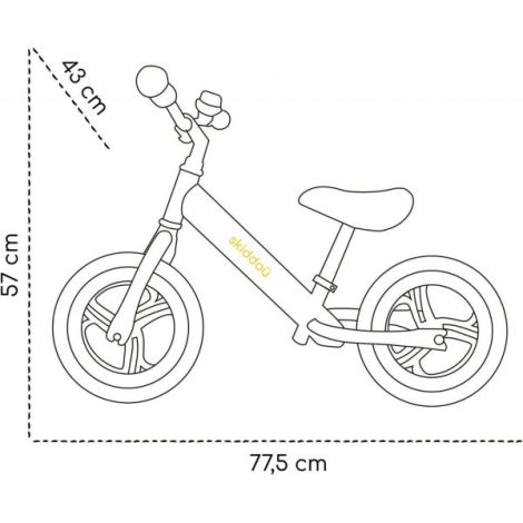 Skiddou Nils Bicicleta Fara Pedale 2-5 Ani - imagine 8