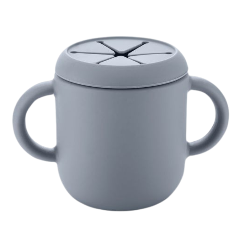 Cana 2-in-1 Reer Silicon Gri | Independență Copii