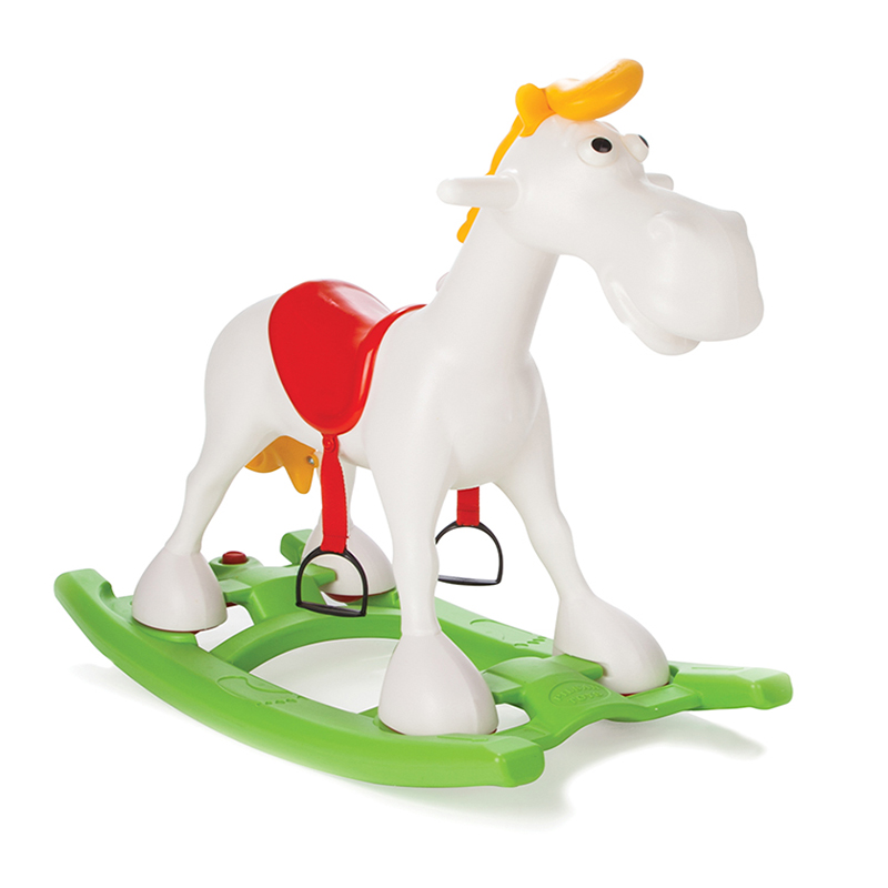 Balansoar Lucky Horse Pilsan cu roti si melodii - imagine 2
