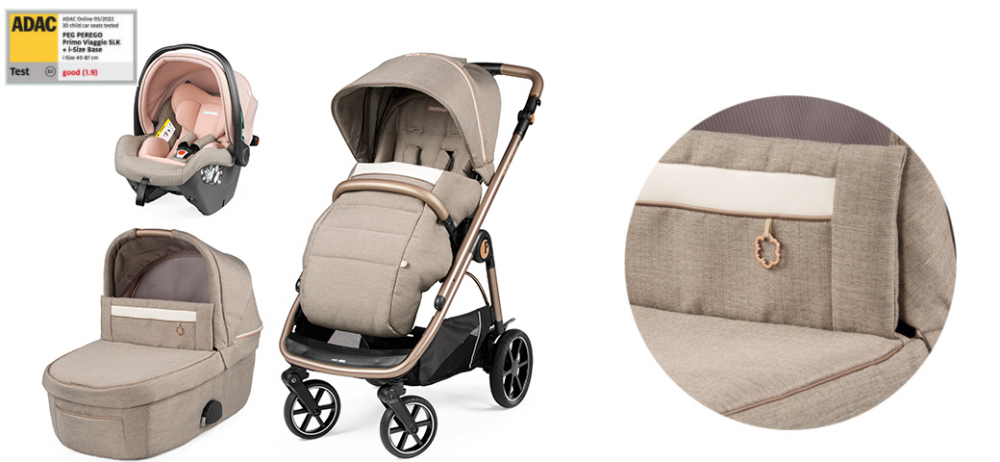 Carucior 3 in 1 Peg Perego Veloce SLK, 0-22kg - imagine 2