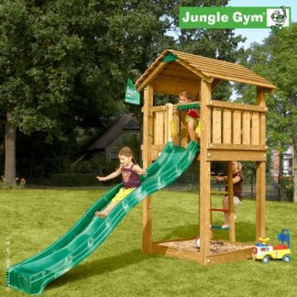 Spațiu de joacă Cottage JungleGym cu Tobogan - imagine 4