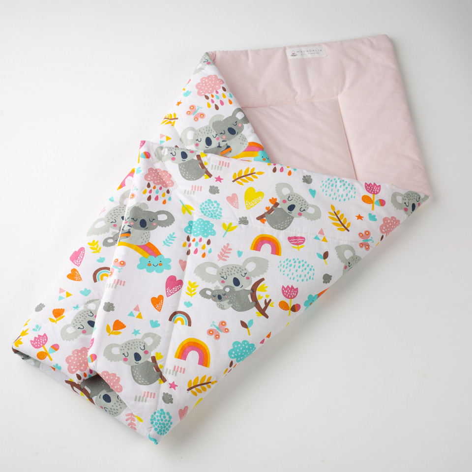 Paturica Koala Pink Maradalia - Multifuncțională - imagine 2