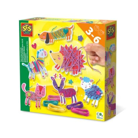 Ses Creative - Set îmbracat animale cu ata