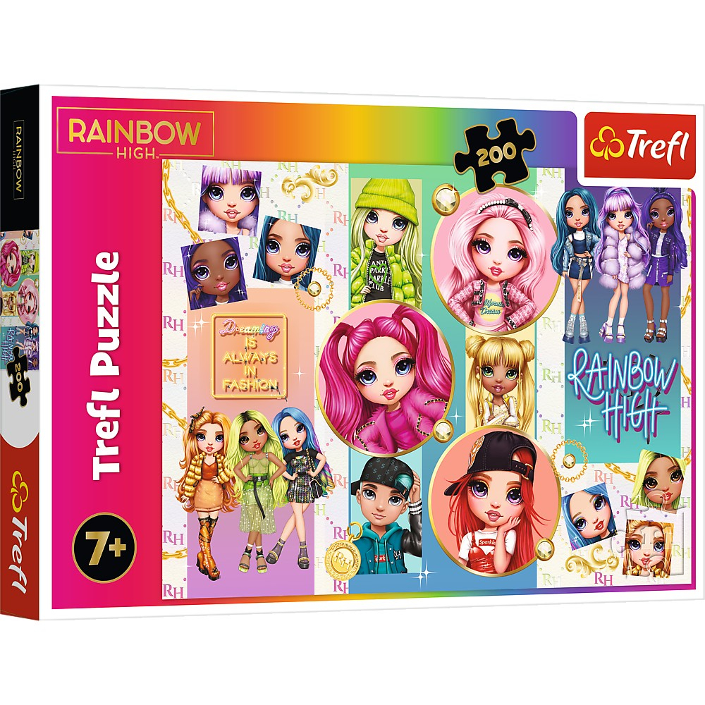 Puzzle Trefl 200 Rainbowhigh - Educativ si Distractiv