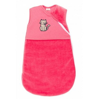 Sac de dormit Fillikid Bio Organic Red Pisica - imagine 6