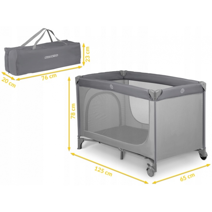 Patut pliabil Ricokids cu nivel si accesorii incluse - imagine 6