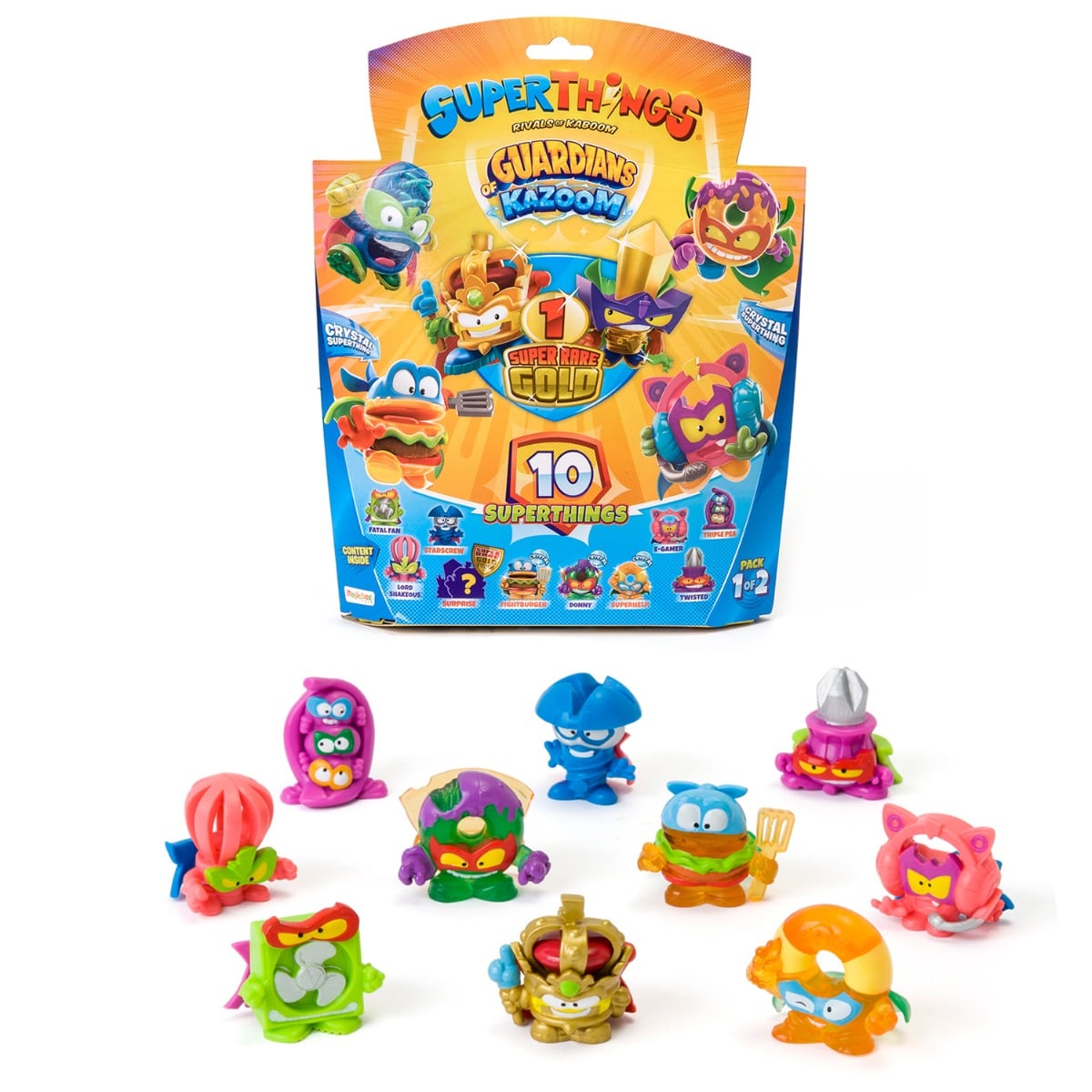 Set 10 Figurine SuperThings cu Super Rare Gold