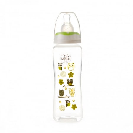 Biberon Minut Baby 250ml 3+ Verde | Hrănire Sigură - imagine 2