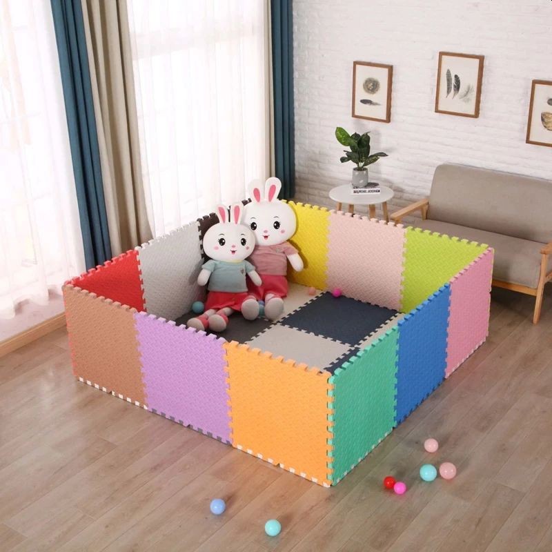 Procart Covoras Puzzle XL Galben | Siguranta Copilului