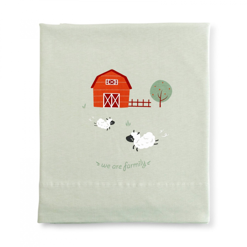 Set Lenjerie Pătuț Funny Farm Bonjourbébé 3 piese - imagine 3