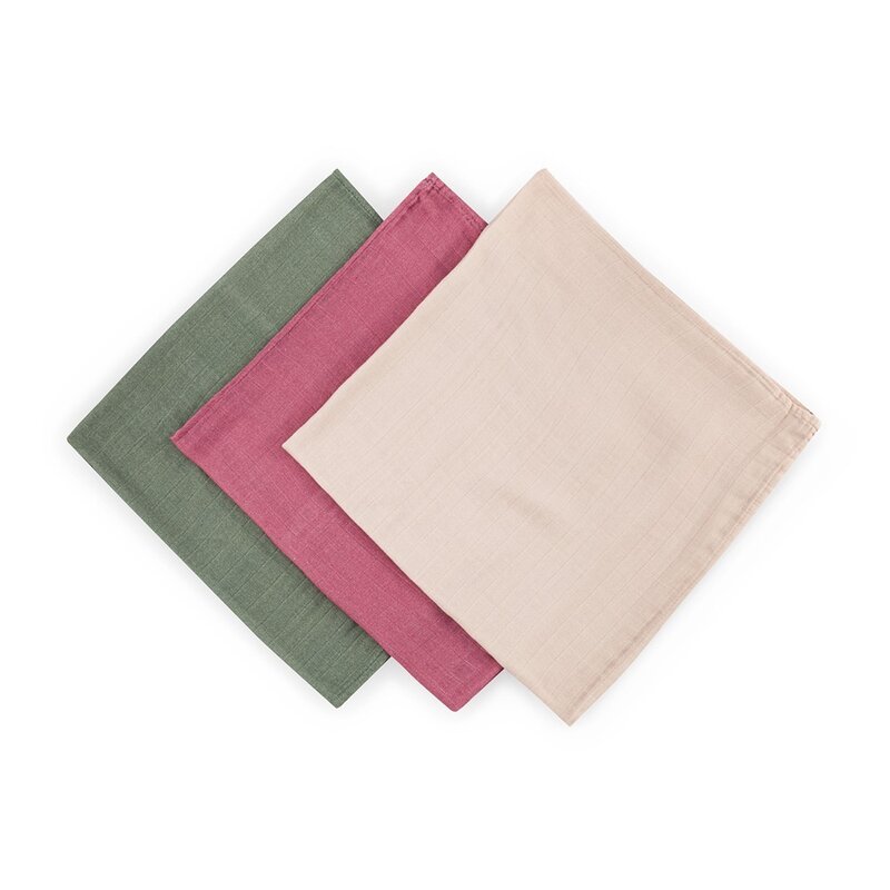 Set 3 Scutece Muselină Bambus | Petite&Mars