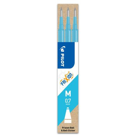Rezerve Pilot Frixion Ball 0.7mm, Bleu, Set 3 Buc