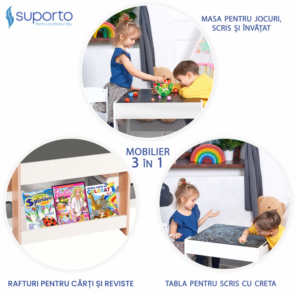 Set Masuta Suporto | Studiu si Creativitate pentru Copil
