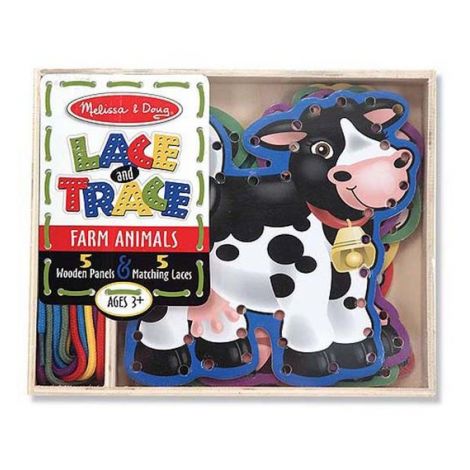 Joc de Indemanare Sireturi Ferma Melissa&Doug - imagine 3
