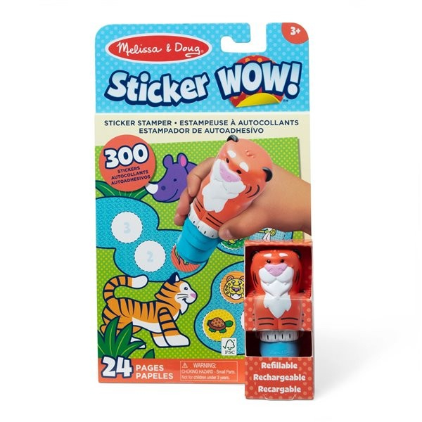 Sticker WOW Tigru Melissa & Doug - Joc Creativ