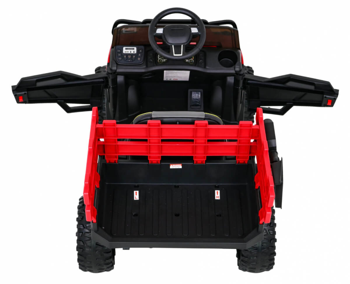 Tractor Electric Farmer Pick-Up Rosu | Autokids.ro - imagine 7