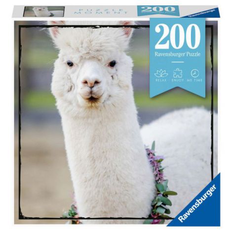 Puzzle Alpaca 200 Piese Ravensburger, Relaxare - imagine 3
