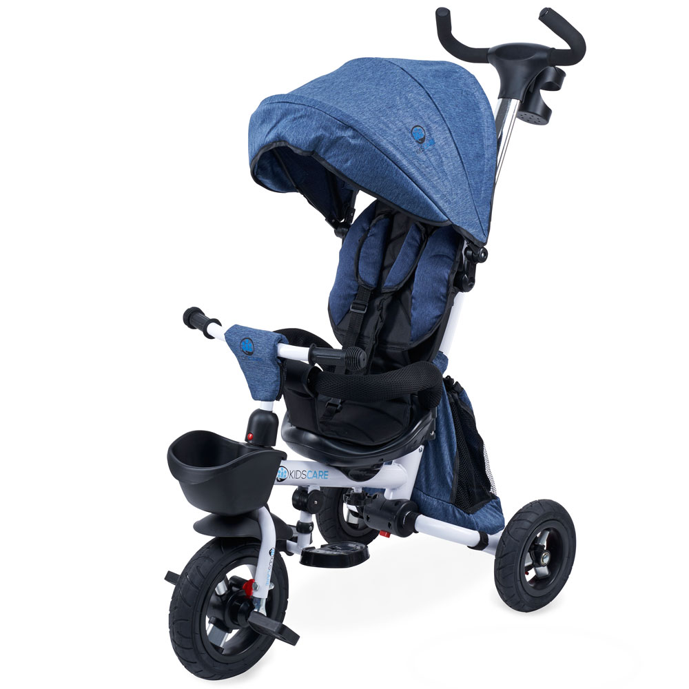 Tricicleta KidsCare Davos Albastru Pliabilă - imagine 5