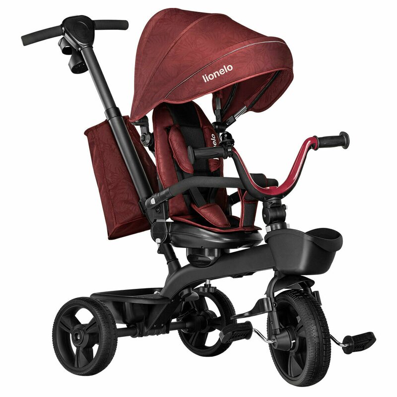 Tricicleta Lionelo Kori Red Burgundy Reversibilă