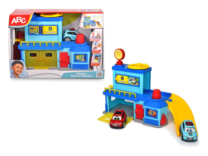 Simba Toys - Secția de Poliție cu Rampă și 2 Mașinute