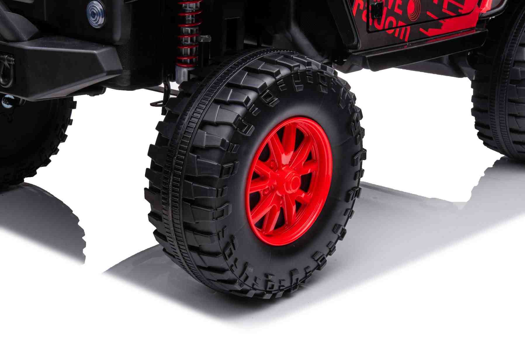 Masinuta Electrica RAPTOR XXL 24V 4x4 Rosu - imagine 4