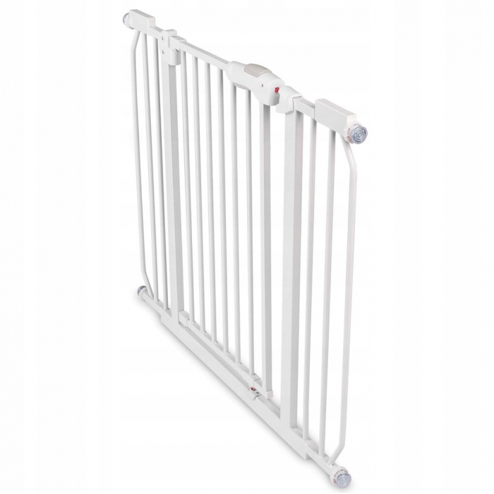 Poarta Siguranta Nukido Alb, Extensibila 75-105 cm - imagine 3