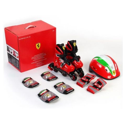 Role Ferrari Copii cu Set Protecție Mesuca - imagine 7