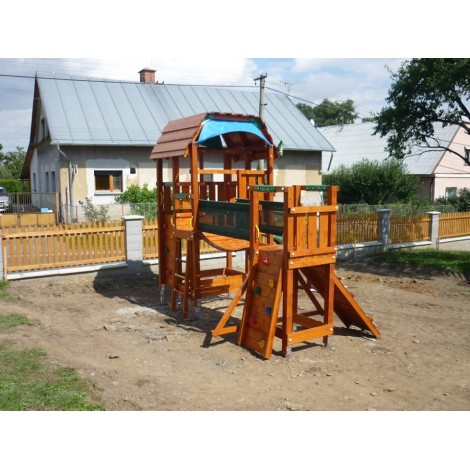 Complex Joacă Barn Jungle Gym cu Tobogan - imagine 2