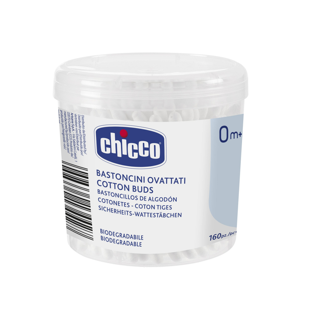 Betisoare igiena Chicco 160 buc, Siguranta Maxima