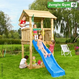 Spațiu Joacă JungleGym Casa cu Tobogan și Nisip - imagine 2