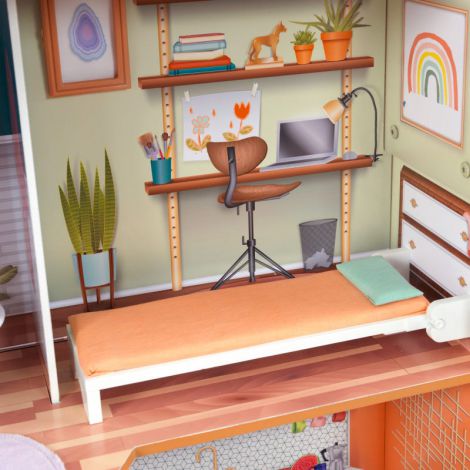 Casuta din lemn pentru papusi Marlow Kidkraft - imagine 12