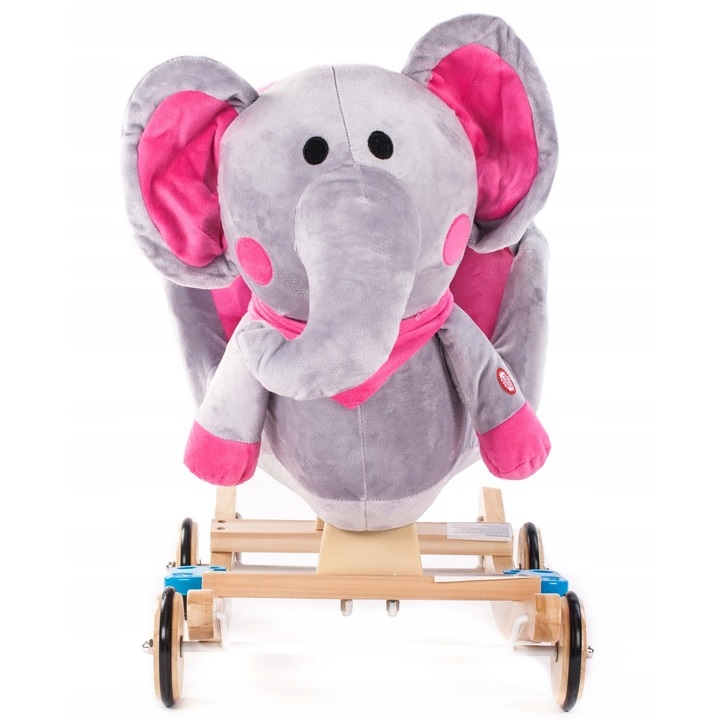 Balansoar Doris 2in1 Elefantel Roz - Confort și Siguranță - imagine 3