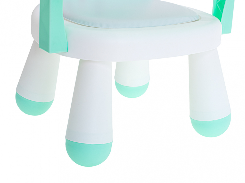 Scaun Masa Ikonka 2in1 Little Bunny Verde - imagine 8