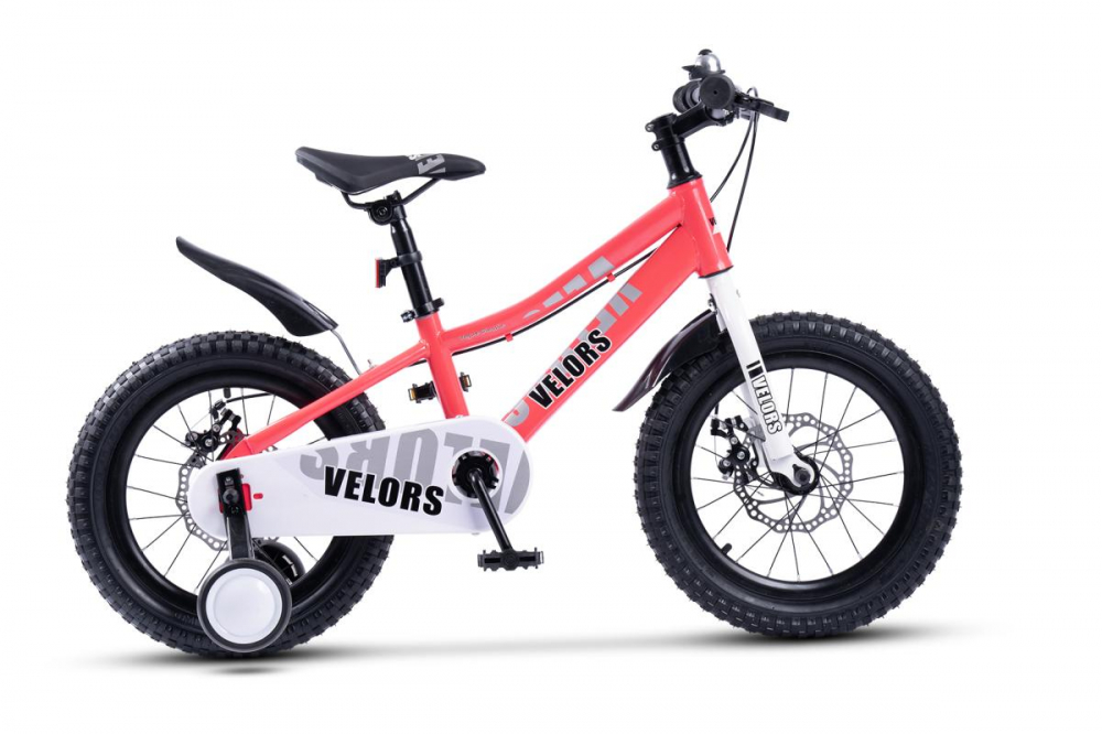 Bicicleta Velors 16" Roz Carpat pentru Copii 4-6 Ani