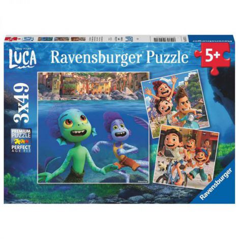 Puzzle Disney Luca 3x49p Ravensburger