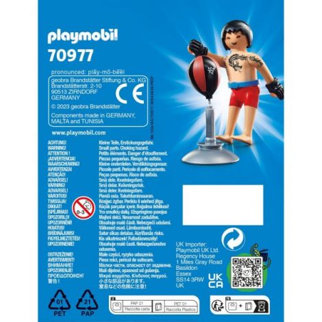 Playmobil Luptător Box Jucărie Copii 4-10 ani - imagine 3