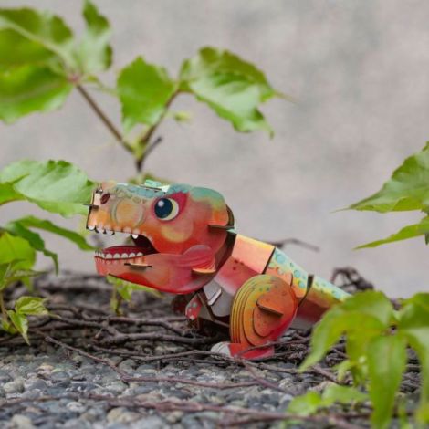 Puzzle 3D cu Sunete T-Rex Mieredu - imagine 8