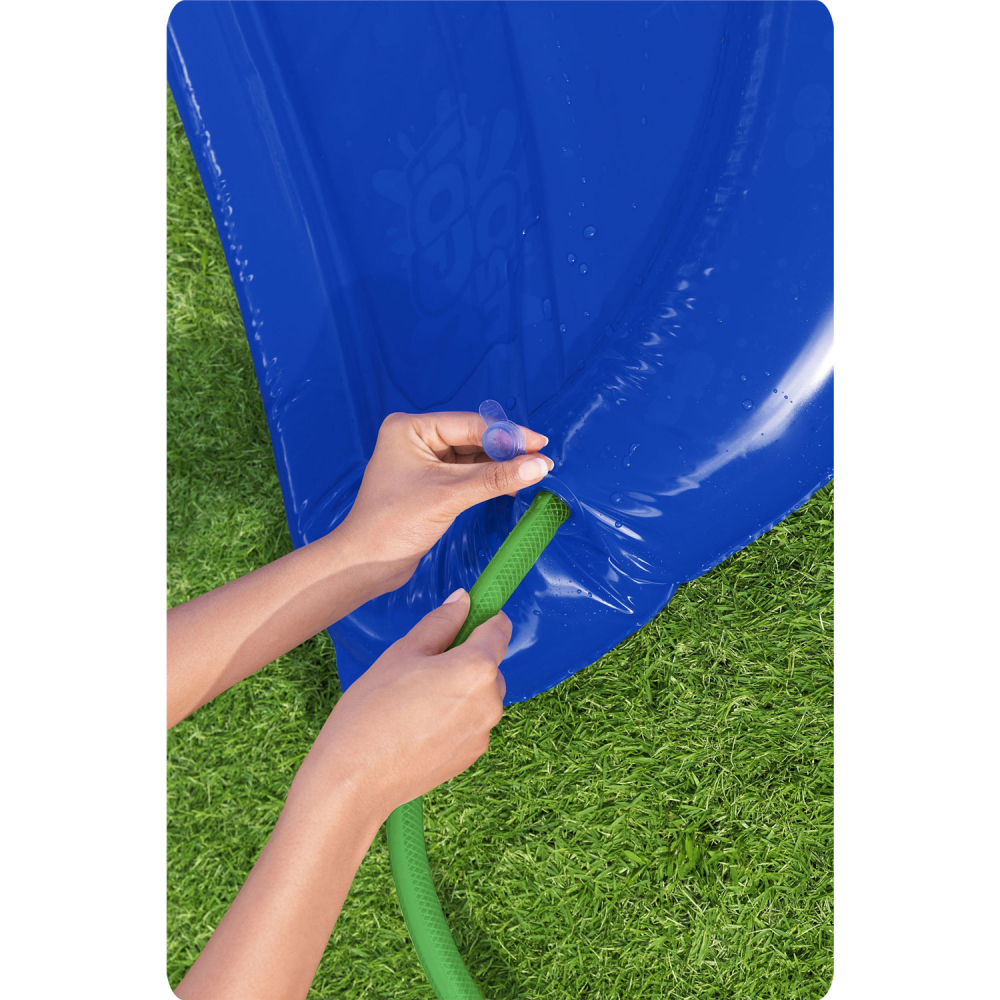 Tobogan Apa Bestway 2 Piste, 488 cm, Fun Aqua - imagine 8