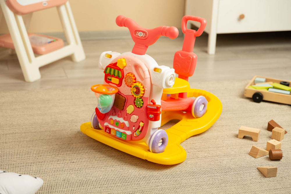Toyz Antepremergator 5in1 Transformabil Roz - imagine 4