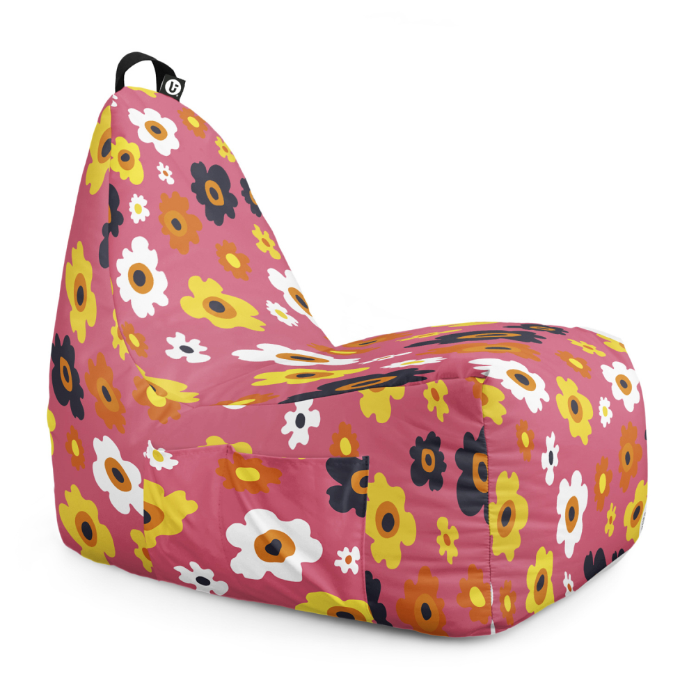Fotoliu Puf Bean Bag XL Daisy Updeco Roz - imagine 6