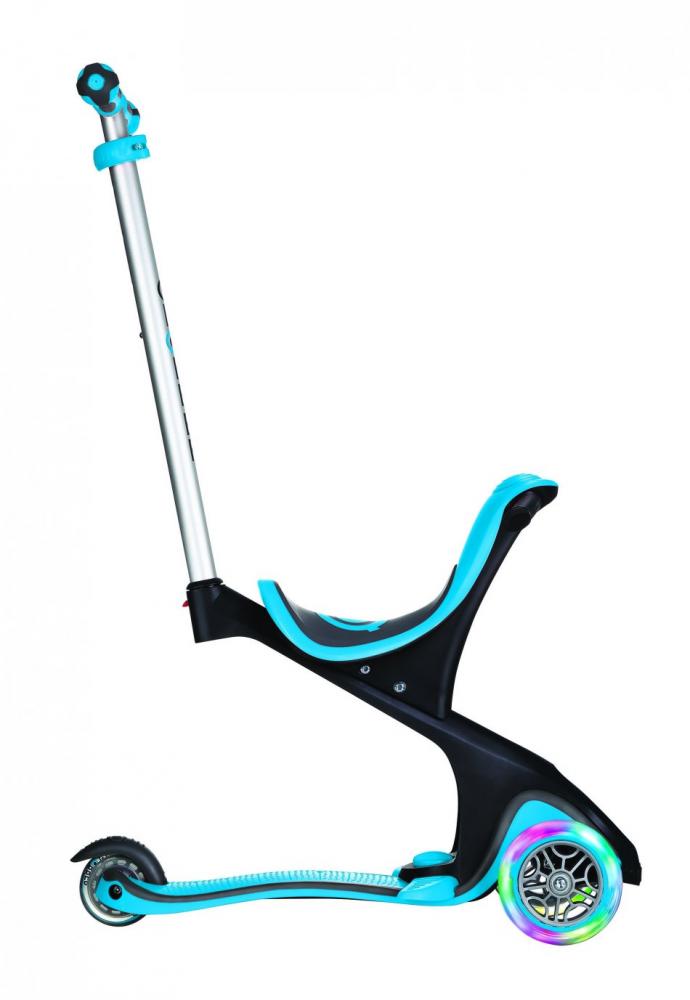 Trotineta Globber Evo 4in1 Comfort Lights Albastru